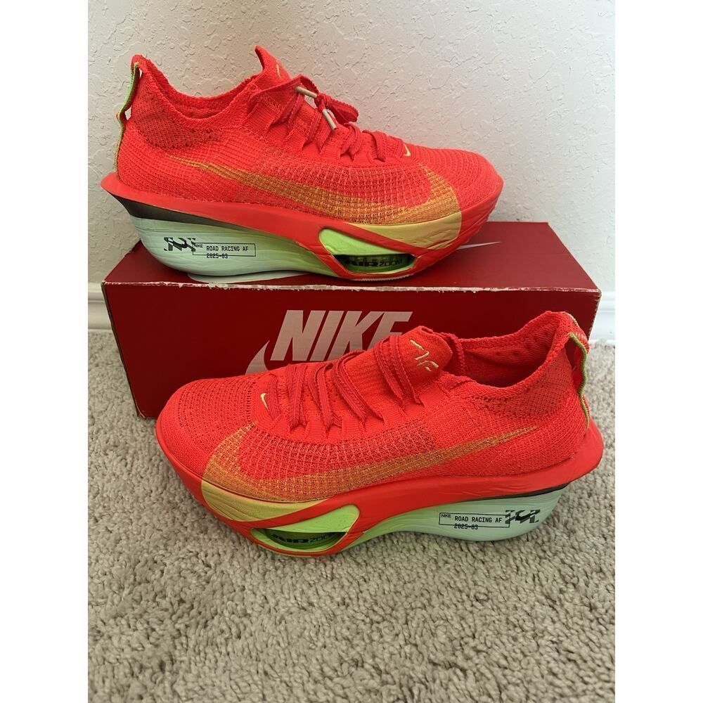 Nike Air Zoom Alphafly NEXT% 3 Women Running Bright Crimson FD8315-600 Size 7